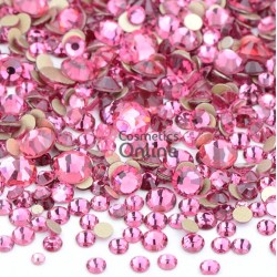 Strasuri din cristale pentru make-up, model Gold SM011PP Love Pink Mixt